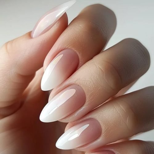 Top 40 Frombre French Manicure Ombre Nail Designs Trending Right Now